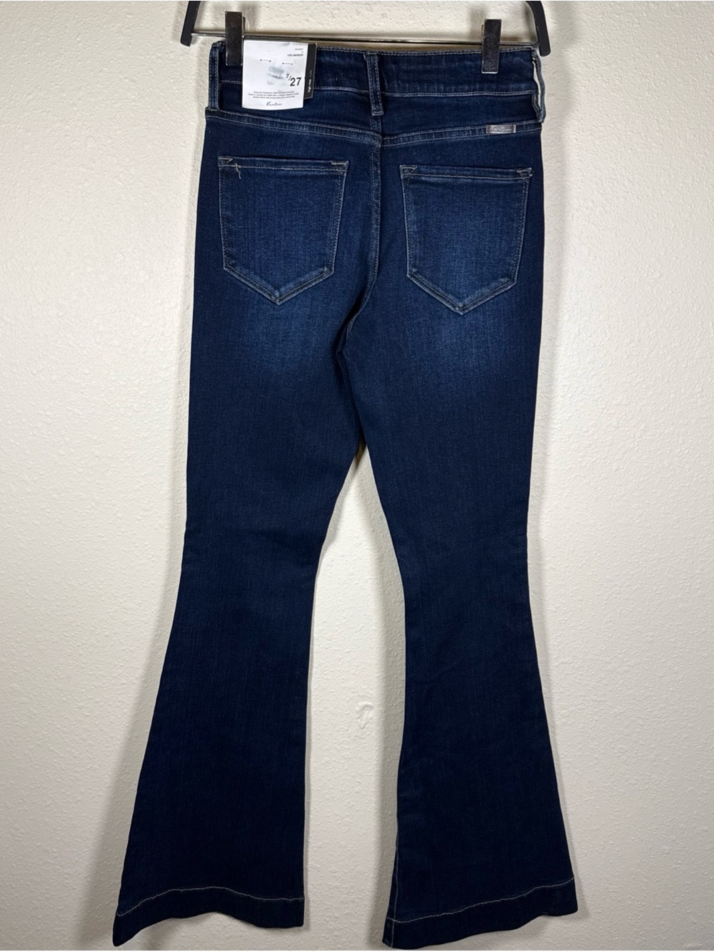 KanCan High Rise Flare Jeans Dark Wash Stretch Denim KC7124D Size 7/27 Western - Picture 4 of 8